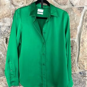 J. Crew Satin Blouse